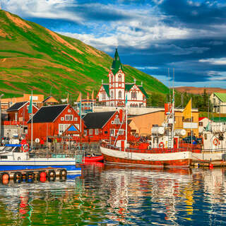 town of Husavik, Iceland
