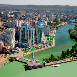 Aerial city Krasnodar
