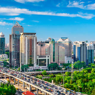 Beijing cityscape, nov 2019