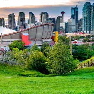 Calgary cityscape, jan 2020