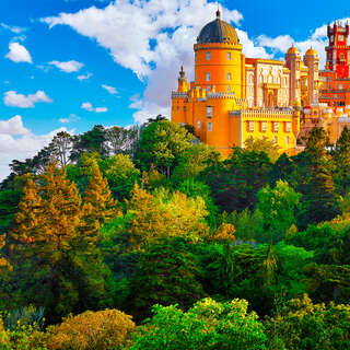 Palace of Pena in Sintra, jan 2020