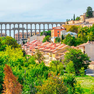 Segovia town panorama